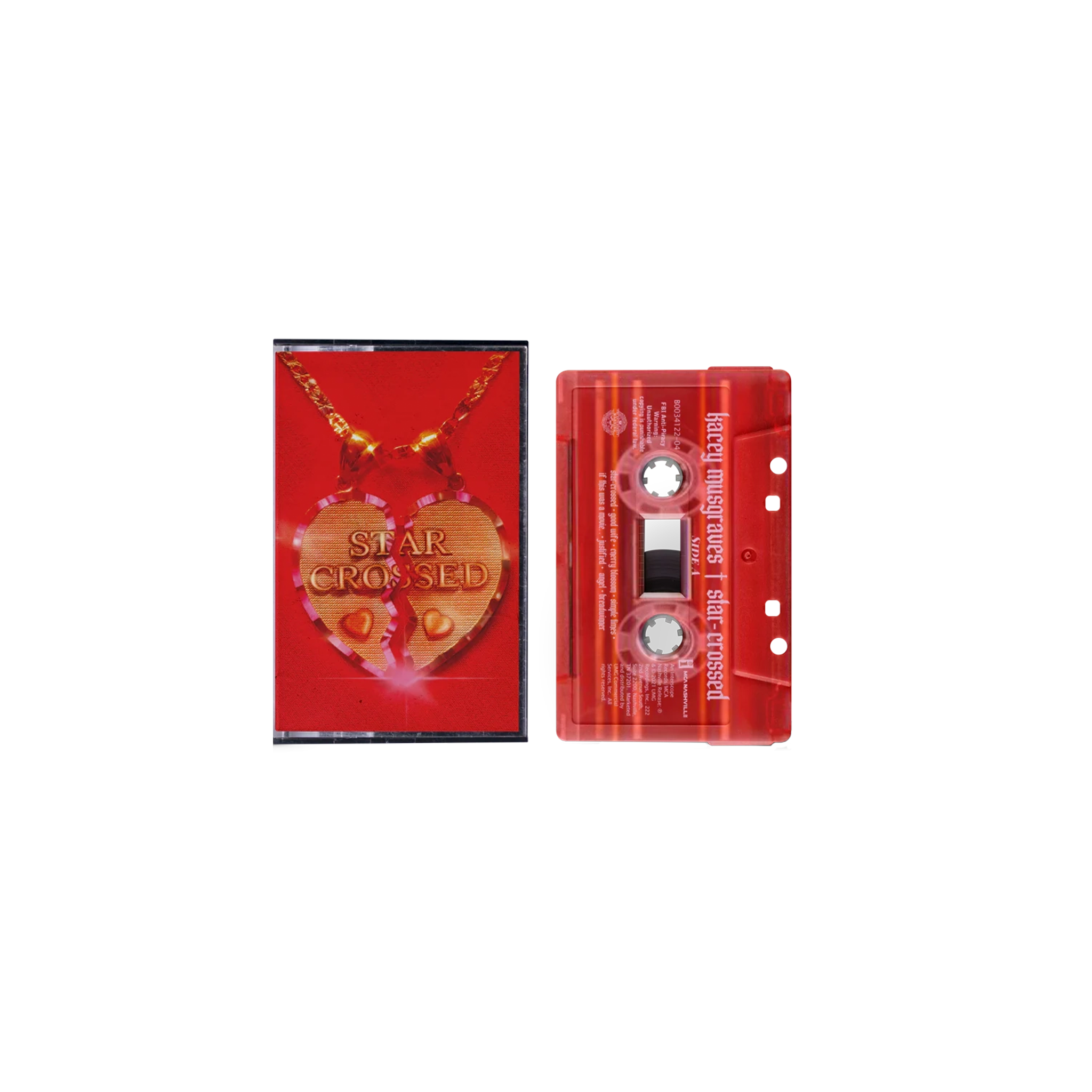 star-crossed Cassette Tape - Translucent Red - Kacey Musgraves Official  Store