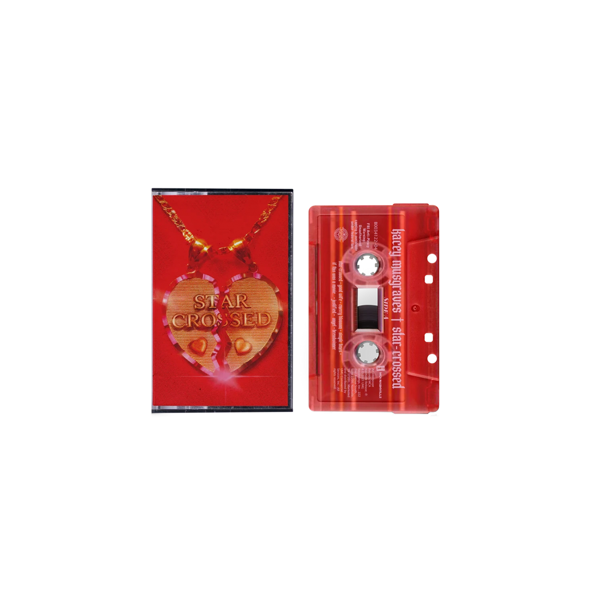 Star-Crossed Cassette Tape - Translucent Red 
