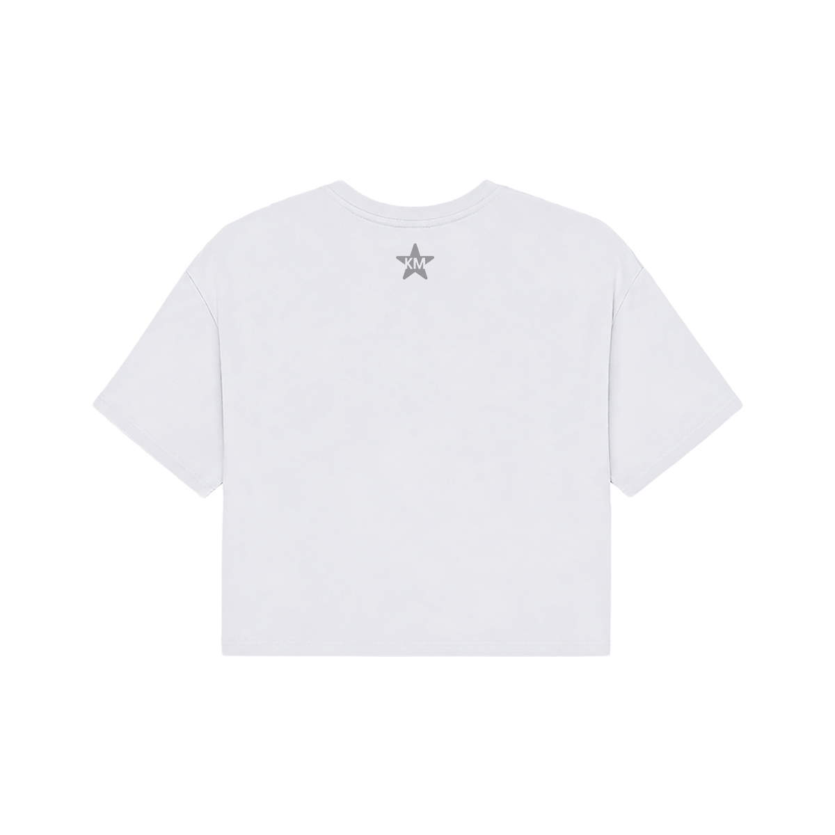 Rhinestoned Crop Tee back