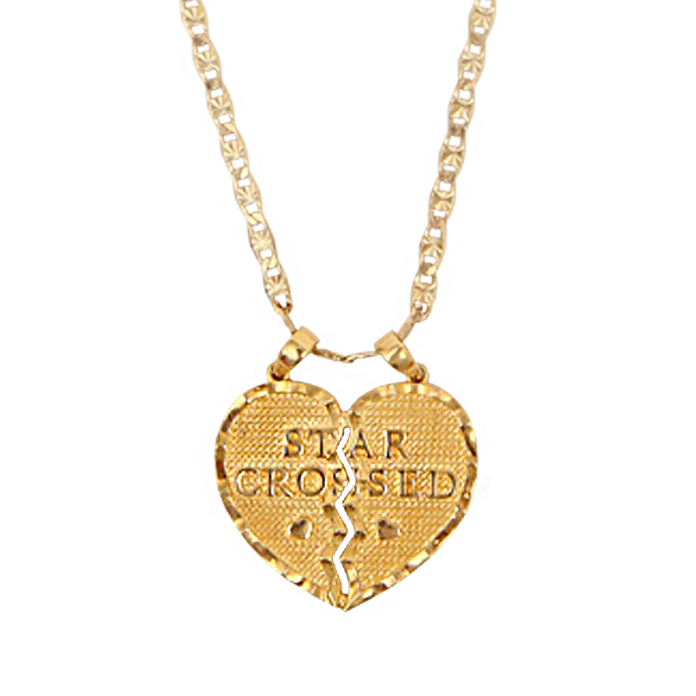 Star-crossed Broken Heart Necklace