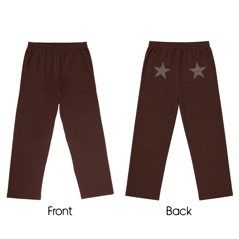 Rhinestone Star Sweatpants