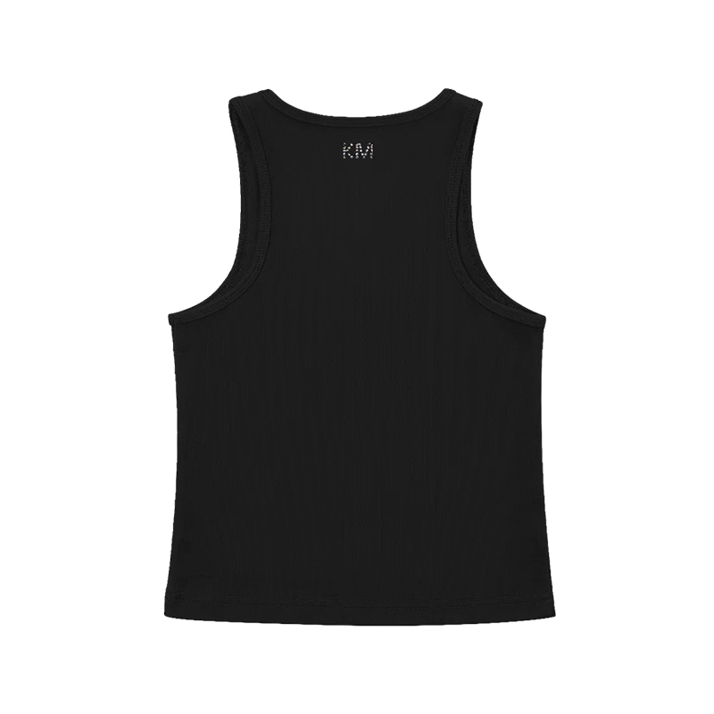 Rhinestoned Crop Tank back